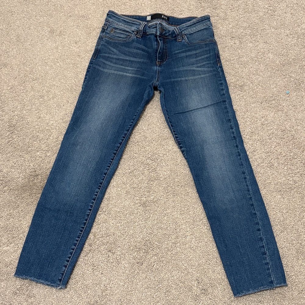 KUT FROM THE KLOTH MIA Toothpick Skinny Raw Hem Jeans